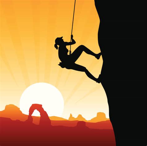 Rock Climbing Clip Art, Vector Images & Illustrations - iStock