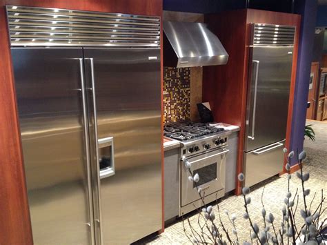 Wolf 48" side by side Refrigerator, Wolf 30" Gas range, and 36" Built ...