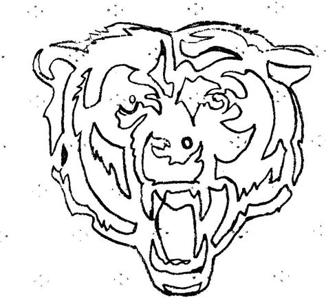 Chicago Bears Helmet Coloring Page at GetDrawings | Free download