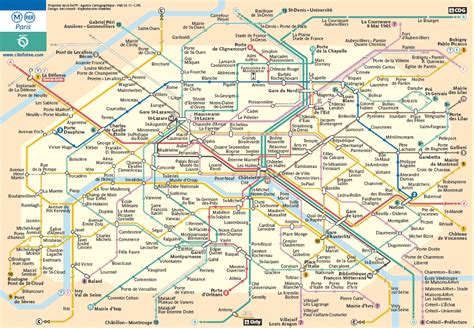 ️ Metro de París | Mapas, planos, estaciones y líneas