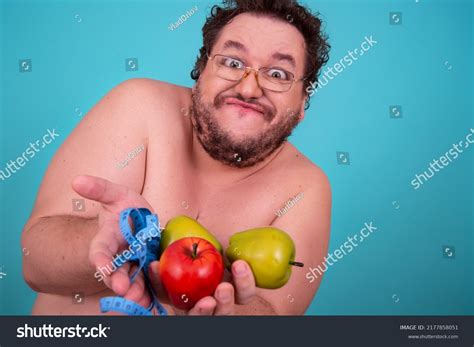 Fat Man Diet Healthy Lifestyle Stock Photo 2177858051 | Shutterstock