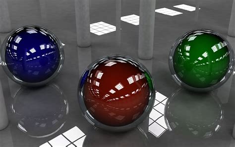 Glass Spheres - Mystery Wallpaper