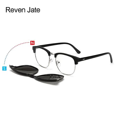 Aliexpress.com : Buy Reven Jate Magnetic Sunglasses Clip ons Polarized Sunshades for Men and ...