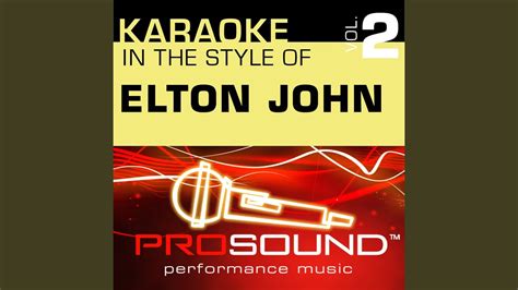 Circle Of Life (Karaoke Instrumental Track) (In the style of Elton John ...