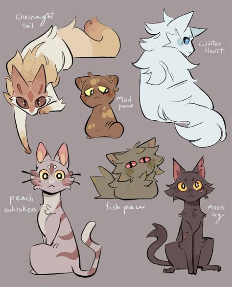 My old warrior cat ocs by ratpeep on DeviantArt