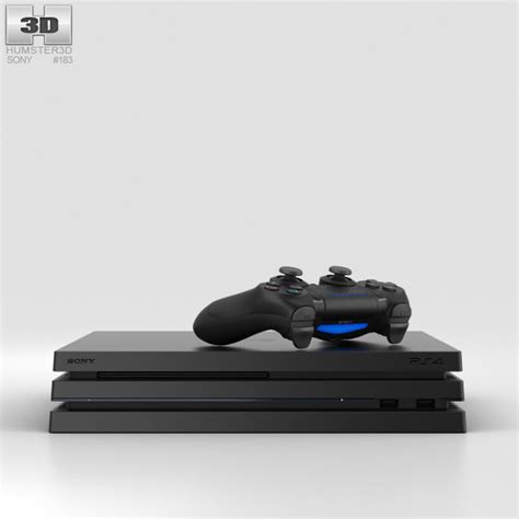 Sony PlayStation 4 Pro 3D model - Hum3D