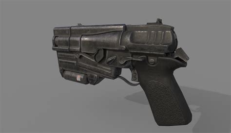 ArtStation - Fallout 4 10mm Pistol HD Retexture