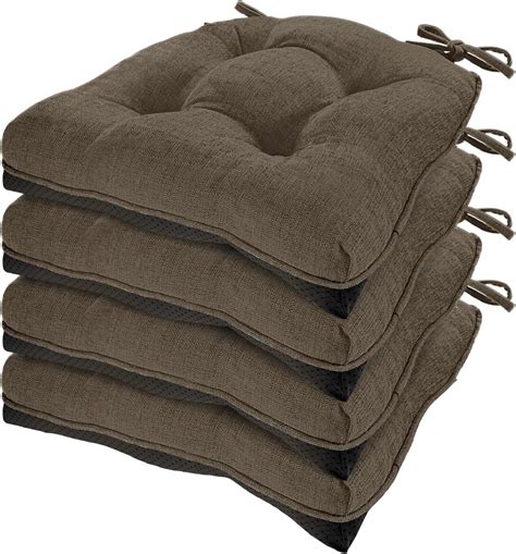 Amazon.com: HARBOREST Chair Cushions for Dining Chairs Set of 4 ...