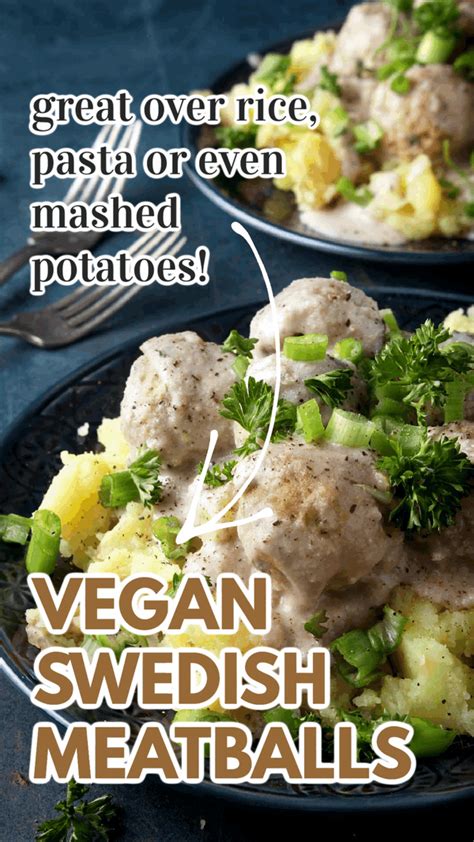 Vegan Swedish Meatballs on Mashed Potatoes? Yes Please | Recipe in 2021 | Recipes, Vegan dinners ...