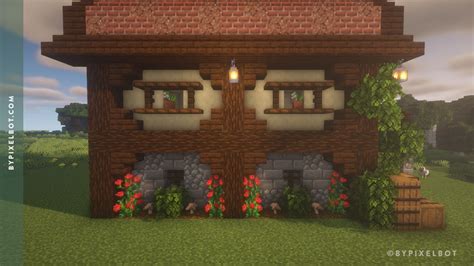 Minecraft Village Tavern Blueprints