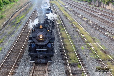 Steam Engine NKP 765 passes through California-Kirkbride on the North ...