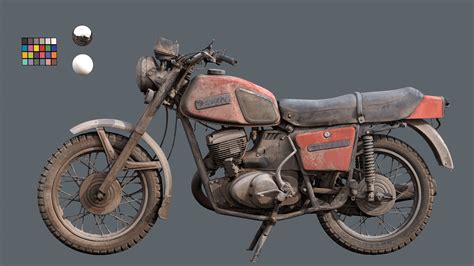 ArtStation - Russian motorcycle , Romain Rouffet | Russian motorcycle ...