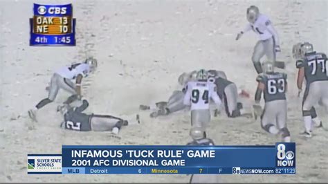 Raiders reminisce on infamous 2001 ‘Tuck Rule’ game | KLAS