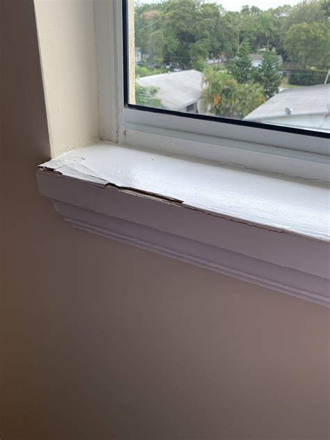 Tricks to repair window sill? - Home Improvement Stack Exchange