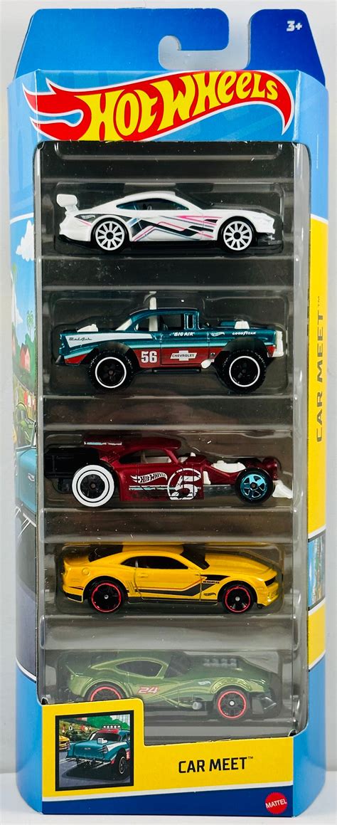 Hot Wheels 2023 - Gift Pack / 5-Pack - Car Meet - '13 Copo Camaro, Ari ...