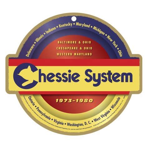 Our Chessie System Railroads Logo Plaque, which features formally ...