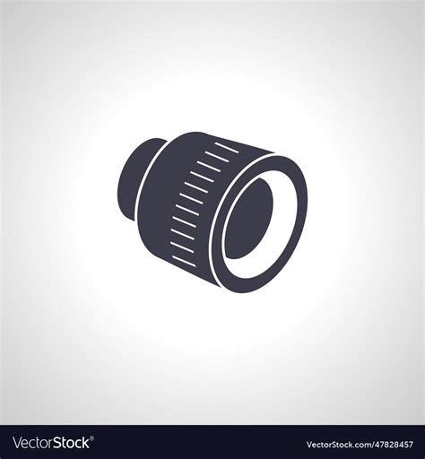 Photo camera lens icon camera lens icon Royalty Free Vector