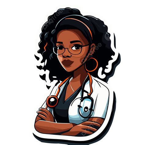 Black Female Doctor Clipart PNG, Vector, PSD, and Clipart With Transparent Background for Free ...