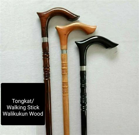 Tongkat / Walking Stick - Walikukun Wood (Self Collect at 600111 ...