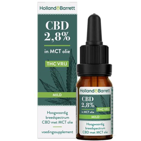 Holland & Barrett CBD Olie Mild 2,8% (10ml) | Holland & Barrett