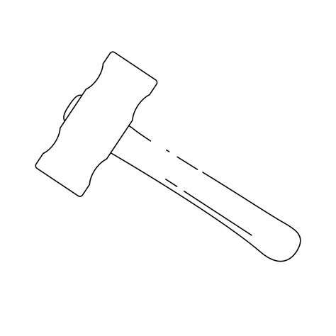 Mallet vector icon 18794389 Vector Art at Vecteezy