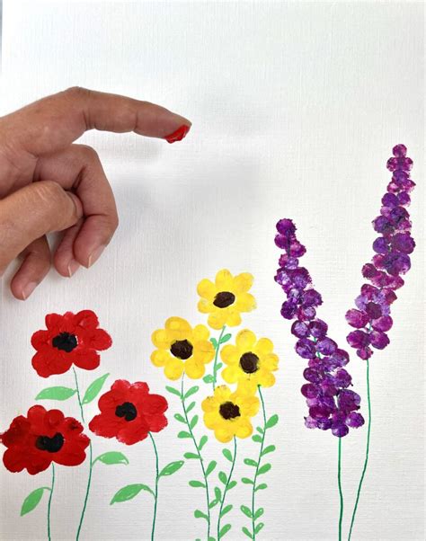 Simple Flowers To Paint