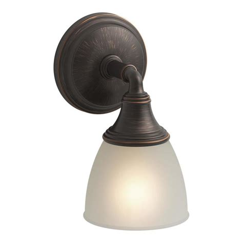 KOHLER Devonshire 4.9375-in W 1-Light Oil-Rubbed Bronze Wall Sconce at ...