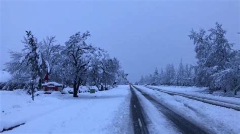 Northern California winter storm: Redding got buried in snow