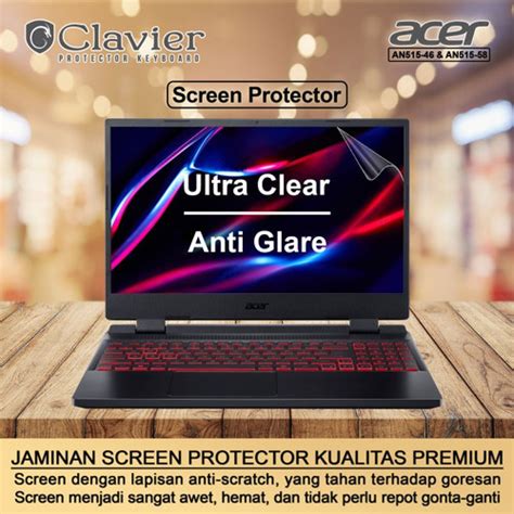 Jual Screen Protector Anti Gores Acer Nitro 5 AN515-58-55E6 91T4 Glare Doff - SCREEN CLEAR ...