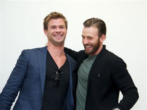 The Avengers Roasted Chris Evans's Sexiest Man Alive Cover | POPSUGAR ...