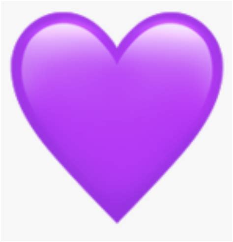 #iphone #iphoneemoji #purple #heart #emoji - Purple Heart Emoji Png ...