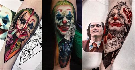 20 Thrilling Tattoos of Joaquin Phoenix's Joker. Did you see Joker this weekend? | Tattoos ...