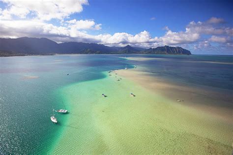 Sand Bar, Kaneohe Bay, Oahu, Hawaii Photograph by Douglas Peebles ...