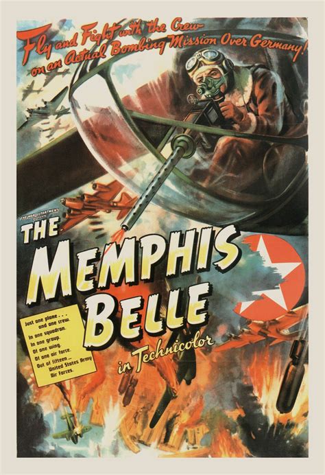 CLASSIC MOVIE POSTER Memphis Belle Film Poster Classic War | Etsy