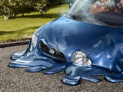 Melting Cars by Souverein Weesp | Cuded Computer Art, Computer Graphics, Creative Photos ...