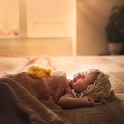 30+ Adorable Newborn Babies Sleeping With Baby Animals