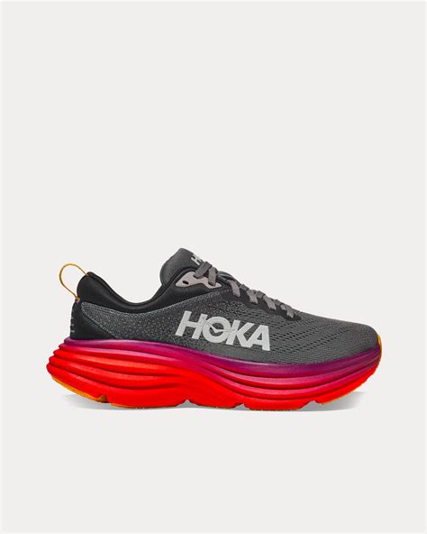 Hoka Bondi 8 Castlerock / Fiesta Running Shoes - Sneak in Peace