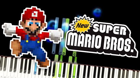 New Super Mario Bros. - Game Over Theme Piano Tutorial Synthesia - YouTube