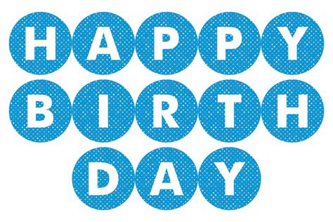 Happy Birthday Letters Template - 10 Free PDF Printables | Printablee