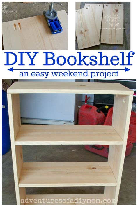 How to Build a Bookshelf - Adventures of a DIY Mom