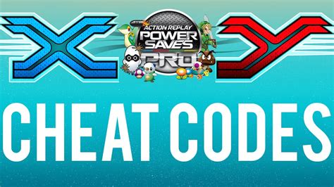 Pokémon X&Y Cheat Codes (PowerSaves) - YouTube