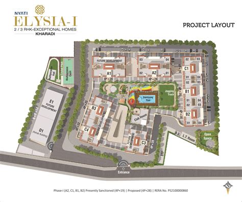 Nyati Elysia Master Plan | Kharadi, Pune