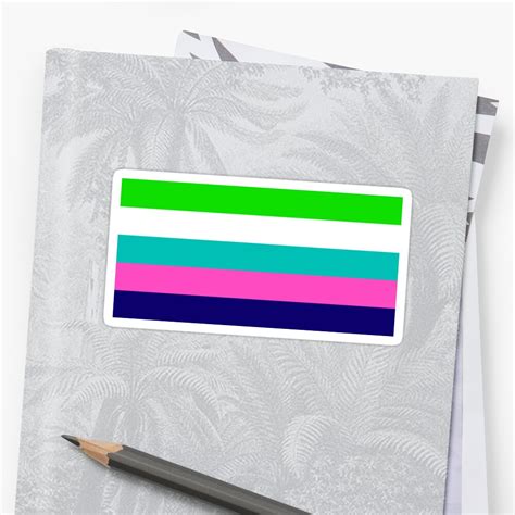 "mlm pride flag" Sticker by mg549 | Redbubble