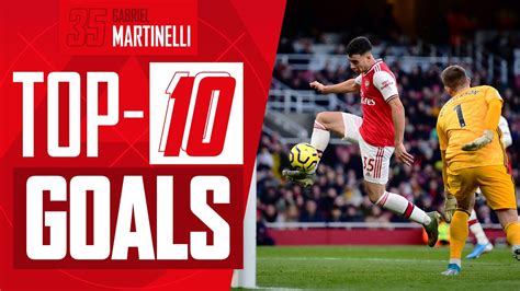 Ranking Gabriel Martinelli's Top 10 Goals for Arsenal - YouTube