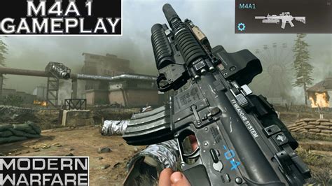 Modern Warfare M4A1 Gameplay - YouTube