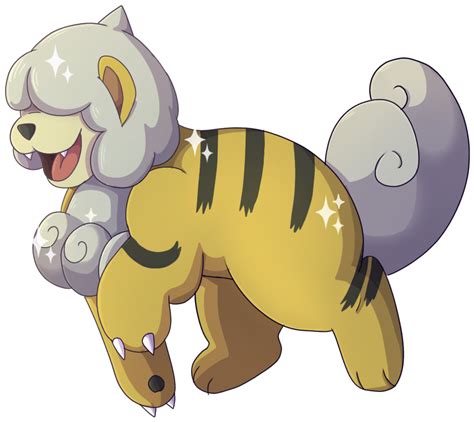 Shiny Hisuian Growlithe by PainHh on DeviantArt