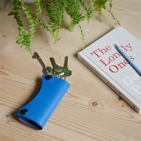 Bridle Leather Personalised Key Case By Johny Todd | notonthehighstreet.com
