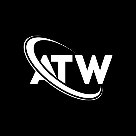 ATW logo. ATW letter. ATW letter logo design. Initials ATW logo linked ...