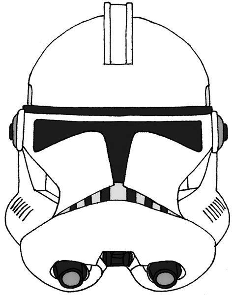 Stunning Stormtrooper helmet coloring sheet