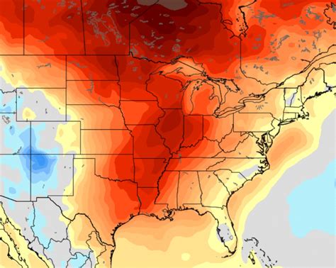 There’s some red on the temperature maps in Michigan’s future, and the ...